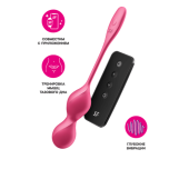 Вагинальные шарики с вибрацией Satisfyer Love Birds 2 Connect App, с пультом ДУ, красный, 22,2 см