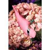 Многофункциональный стимулятор эрогенных зон Flovetta DAHLIA, силикон, розовый, 14 см