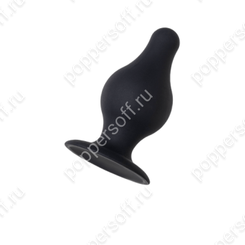 Черная анальная втулка Spade S - 8 см