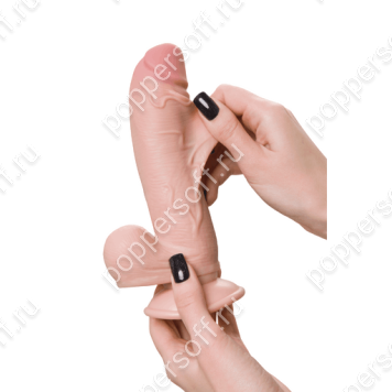 Реалистичный фаллоимитатор My Babe by RealStick My Honey, TPE, телесный, 18 см