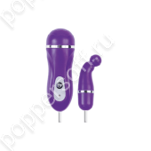 Виброяйцо с пультом управления A-Toys by TOYFA Beany, ABS пластик, фиолетовый, 5,5 см