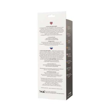 Механическая помпа с монометром A-Toys by TOYFA Ebon, силикон, прозрачный, 20 см-5