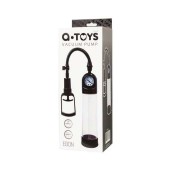 Механическая помпа с монометром A-Toys by TOYFA Ebon, силикон, прозрачный, 20 см