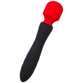 Двусторонний вибромассажер Black&Red by Toyfa