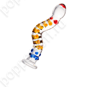 Нереалистичный фаллоимитатор Sexus Glass 20см