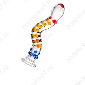 Нереалистичный фаллоимитатор Sexus Glass 20см