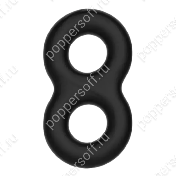 Двойное эластичное эрекционное кольцо Super Soft Silicon
