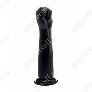 Чёрный кулак для фистинга Fisting Power Fist - 32,5 см