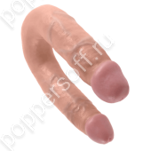 Двусторонний фаллоимитатор U-Shaped Medium Double Trouble - 34,6 см