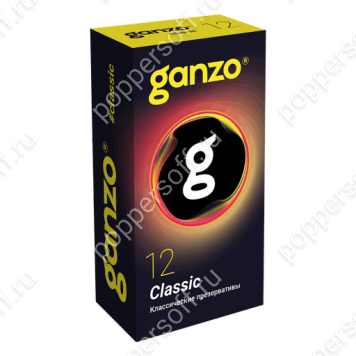 Классические презервативы с обильной смазкой Ganzo Classic 12шт