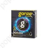 Супертонкие презервативы Ganzo Invisible - 3 шт
