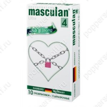 Ультрапрочные презервативы Masculan Ultra 4 Strong