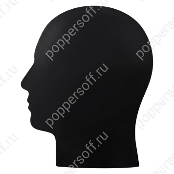Маска для БДСМ без вырезов сплошная Incognito