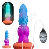 Инопланетный светящийся фаллоимитатор с эффектом эякуляции Aladdin's lamp