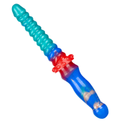 Двусторонний инопланетный фаллоимитатор Cursed Bruce L. Nunchuck